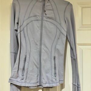 lululemon athletica Define Light Gray Zip Front Athletic Jacket